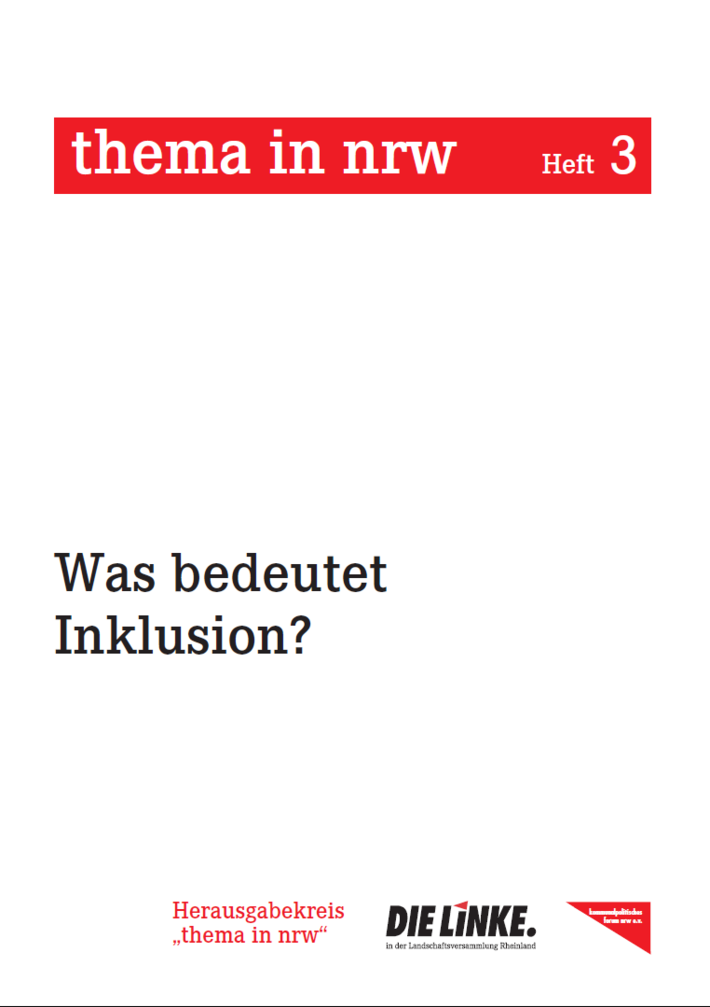 Titelbild Thema in NRW 3 - Was bedeutet Inklusion?