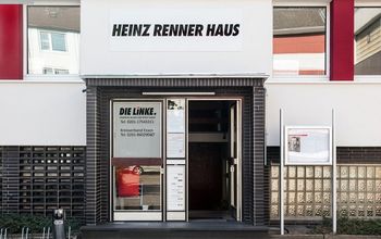 Vorderansicht des Heinz-Renner-Hauses in Essen
