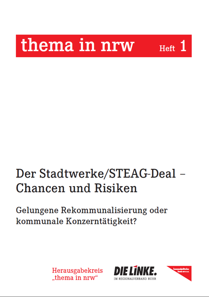 Titelbild Thema in NRW 1 - Der Stadtwerke/STEAG-Deal - Chancen und Risiken